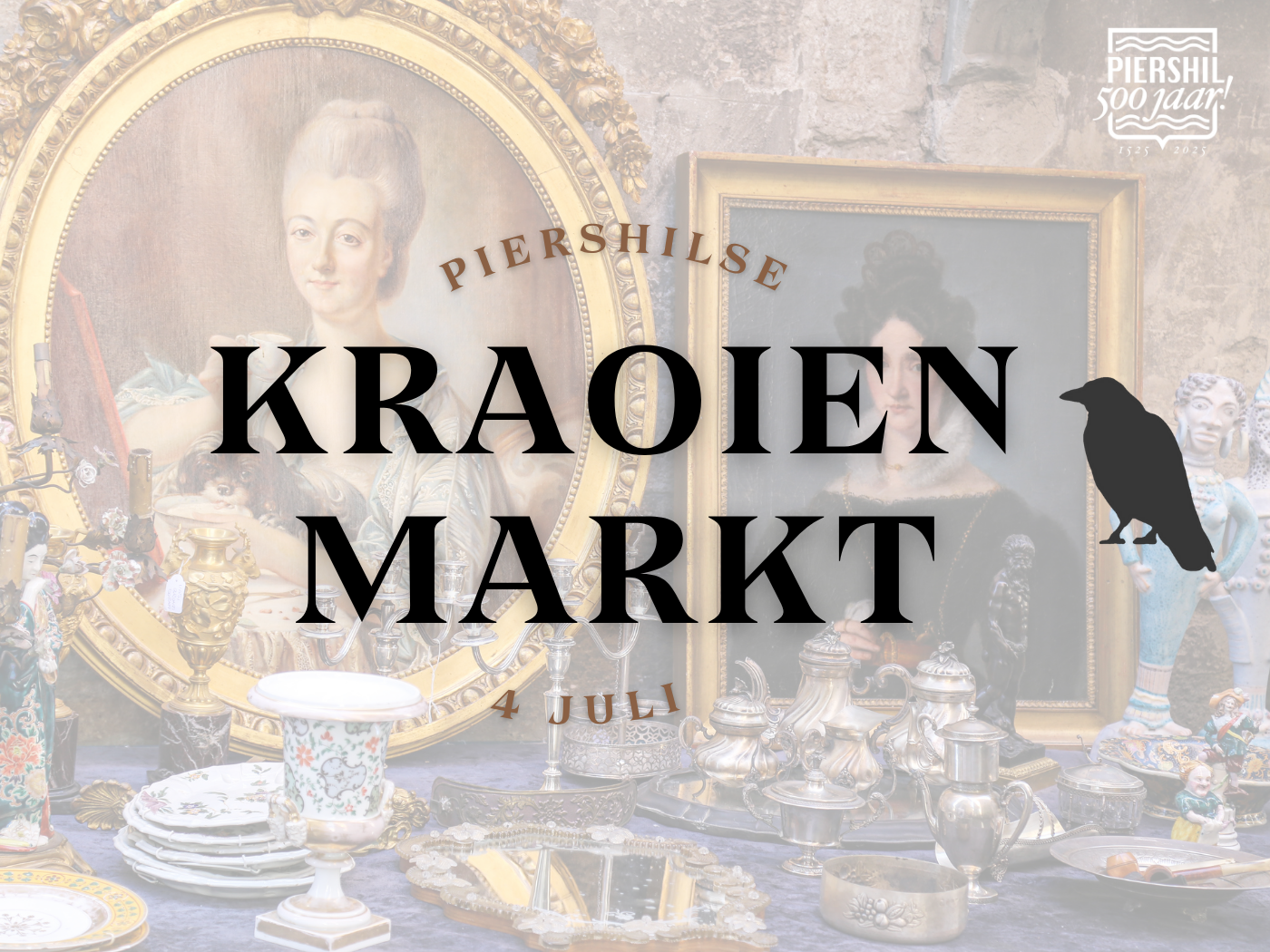 Kunst en brocante markt Piershil Hoeksche Waard vrijdag 4 juli