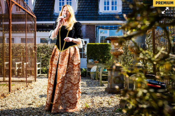 Elly Andeweg Piershil lied feestweek AD Jeffrey Groeneweg