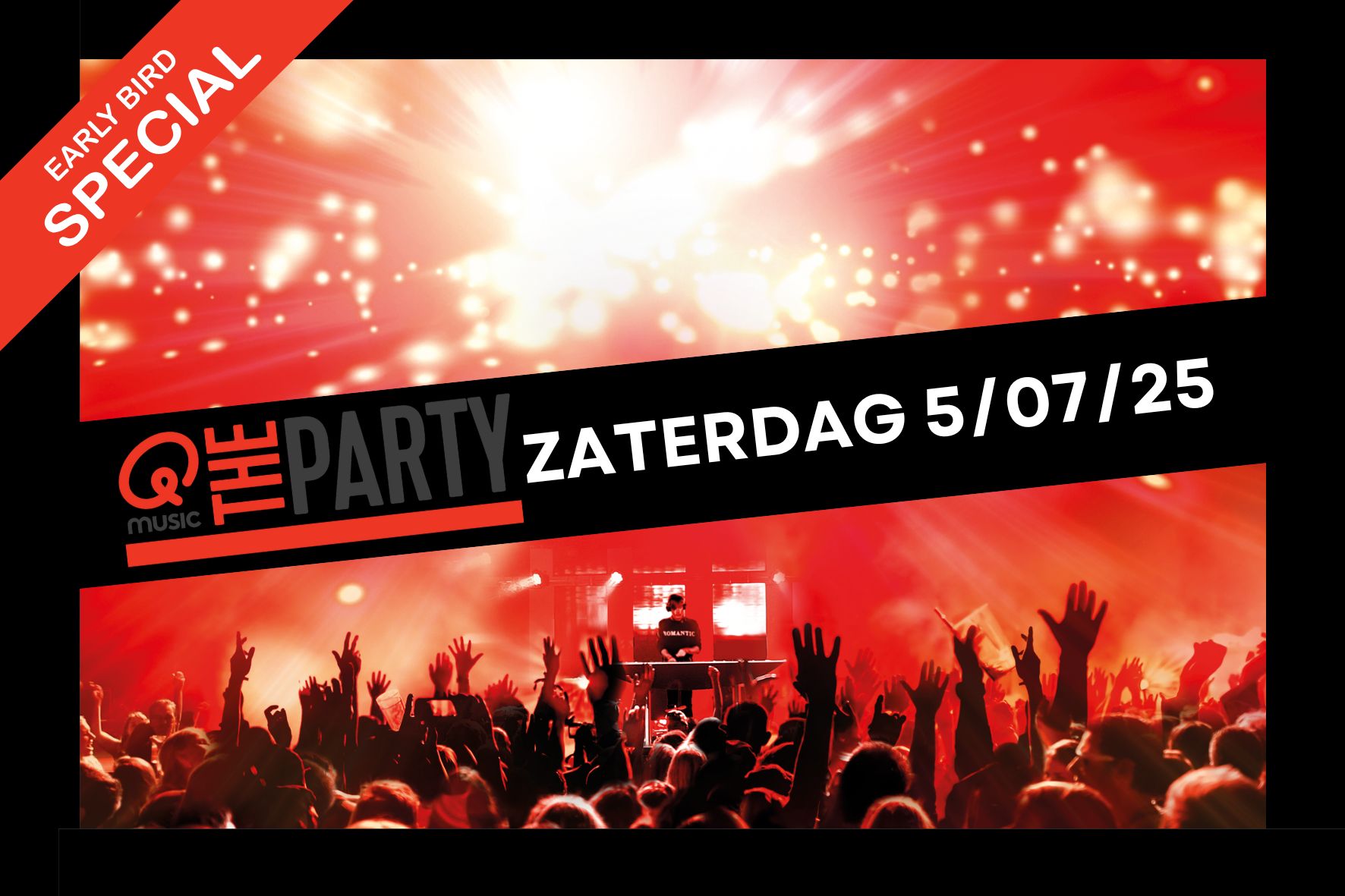 Q music party Piershil feestweek Hoeksche Waard early bird tickets