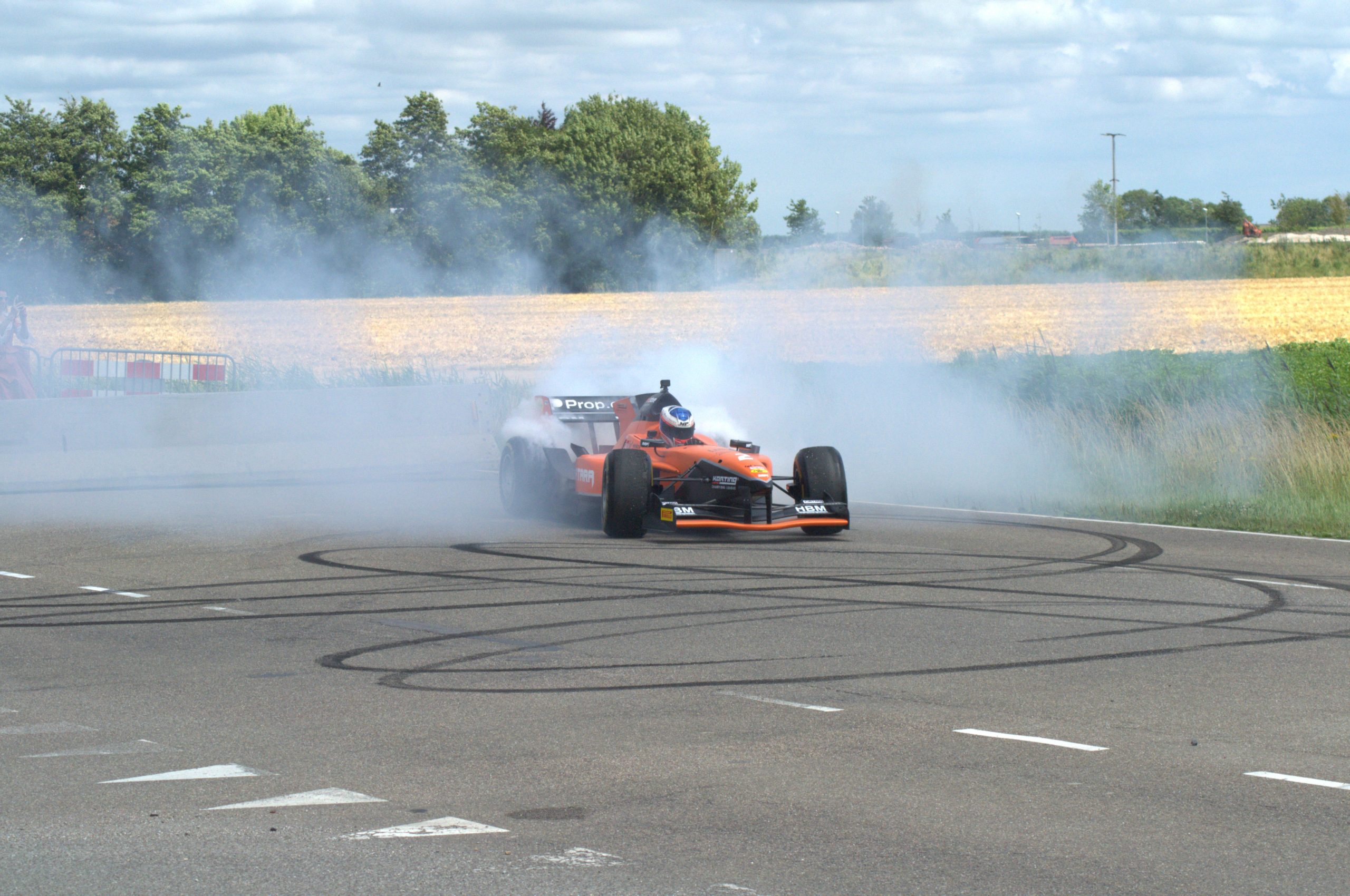 MP Motorsport A1GP demonstratie Piershil Hoeksche Waard Jarno Opmeer